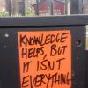Knowledge helps